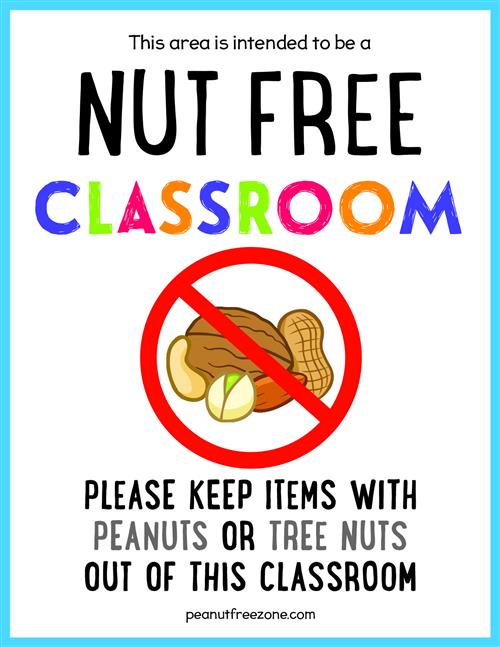 Nut Free Classroom